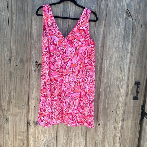 Lilly Pulitzer sleeveless shift dress.- size 12-14 - Picture 2 of 8